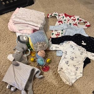 Baby Clothing and Toy Bundle